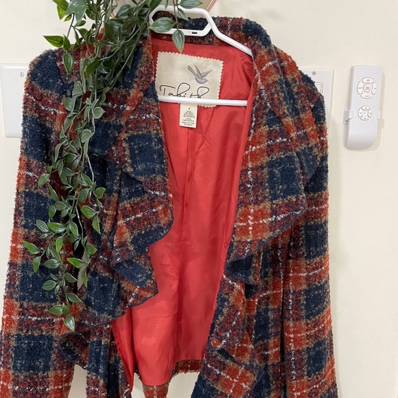 Tabitha Anthropologie Ruffle Blazer - Size 4 - Picture 2 of 5